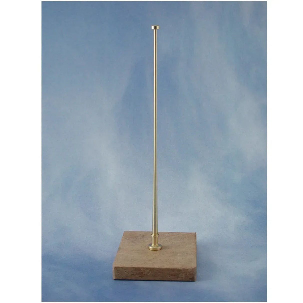 Profiled Flagstaff Complete, Brass - Model Realm