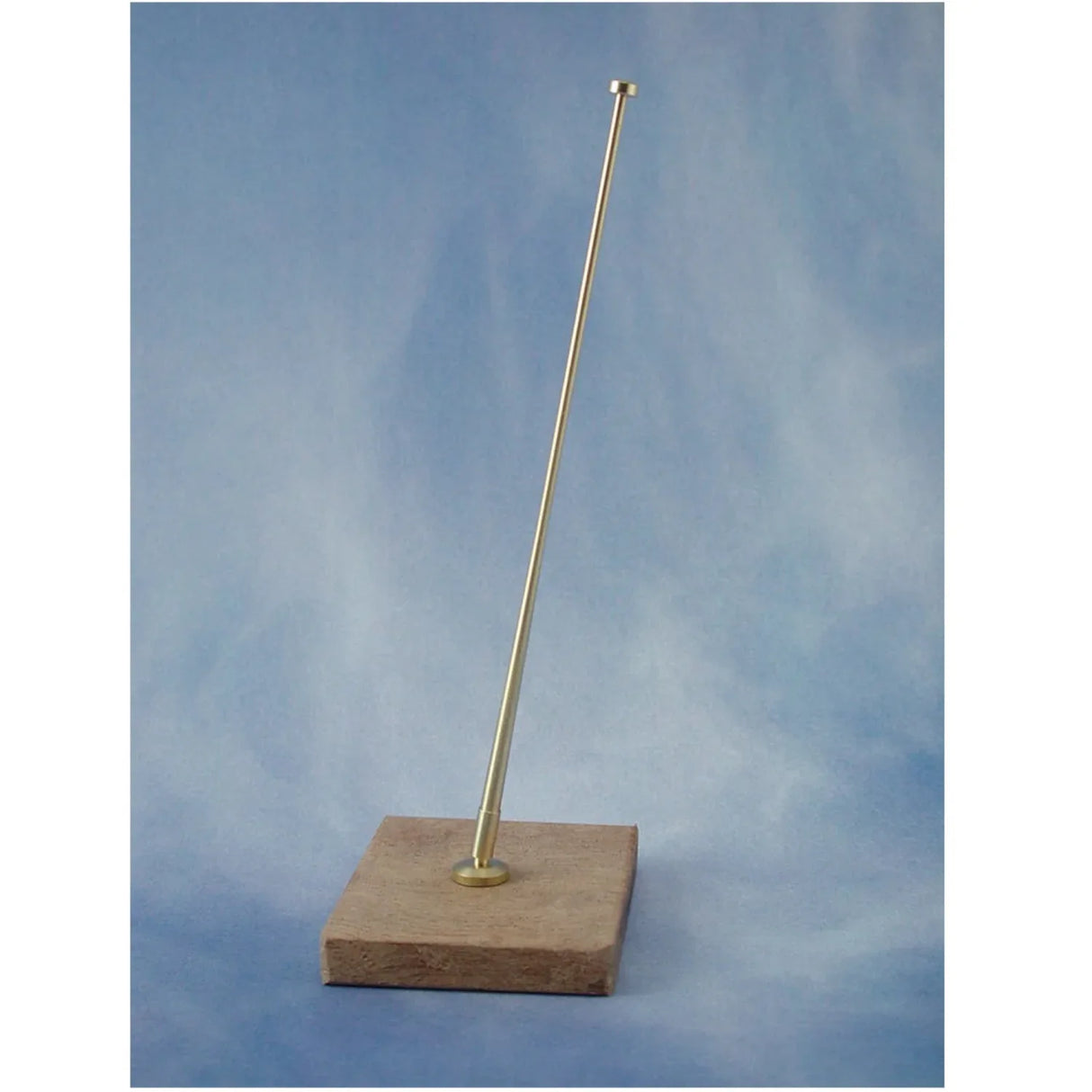 Angled Flagstaff Complete, Brass - Model Realm