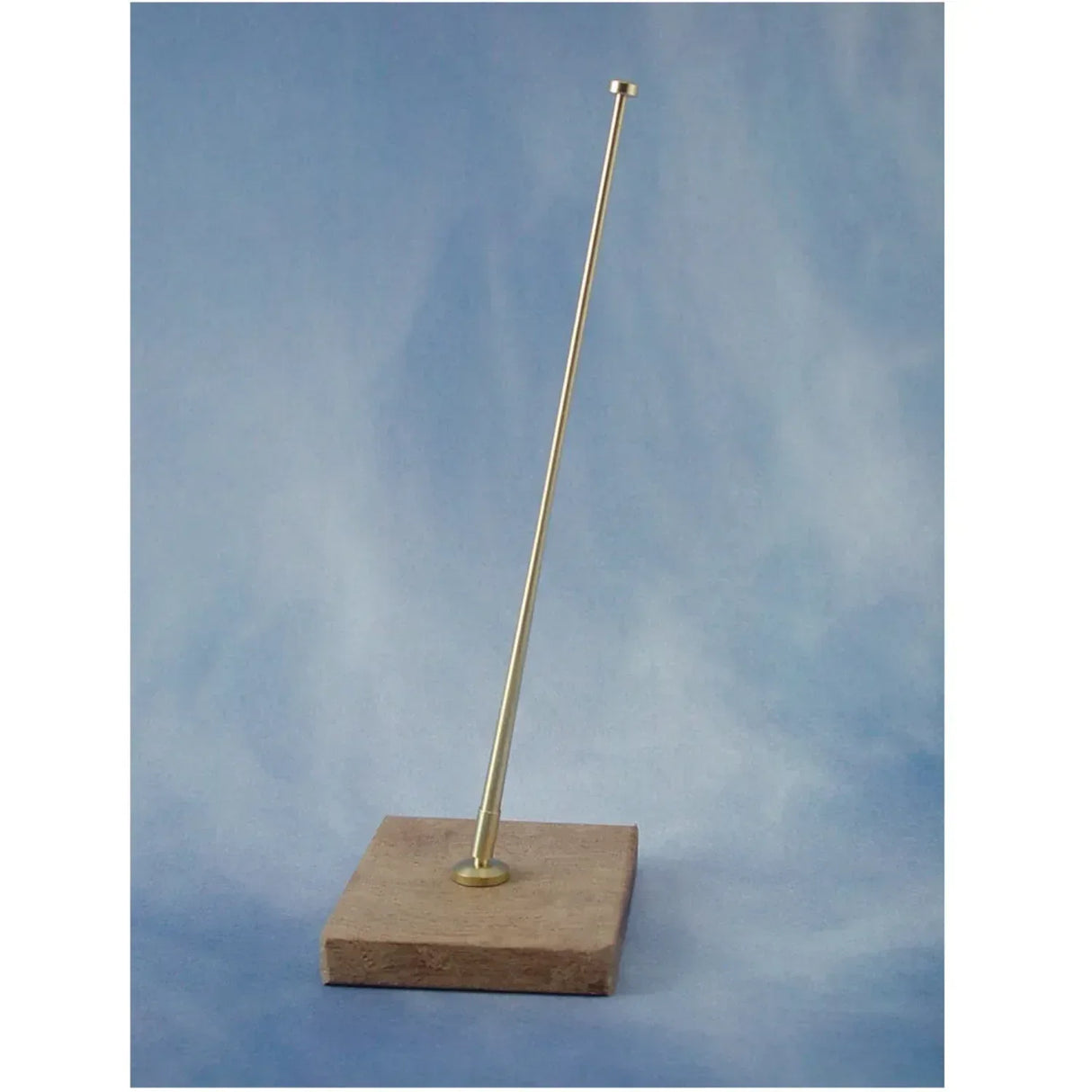 Angled Flagstaff Complete, Brass - Model Realm
