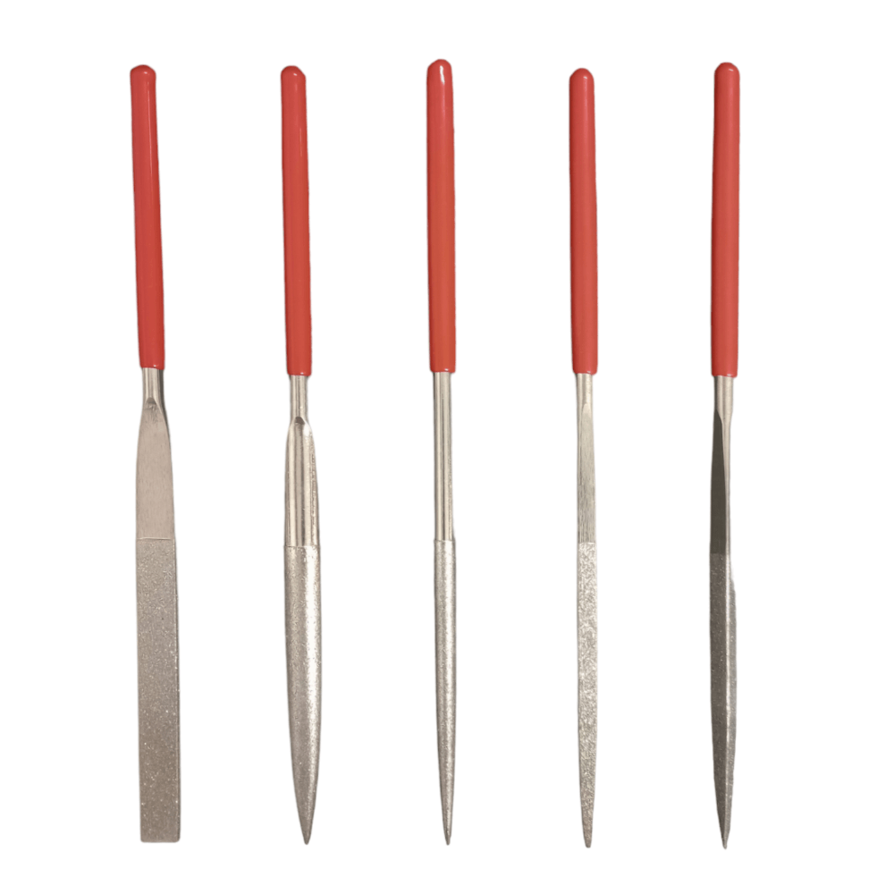 5 Piece Diamond Warding File Set 180mm – Heavy Duty Precision Craft ...