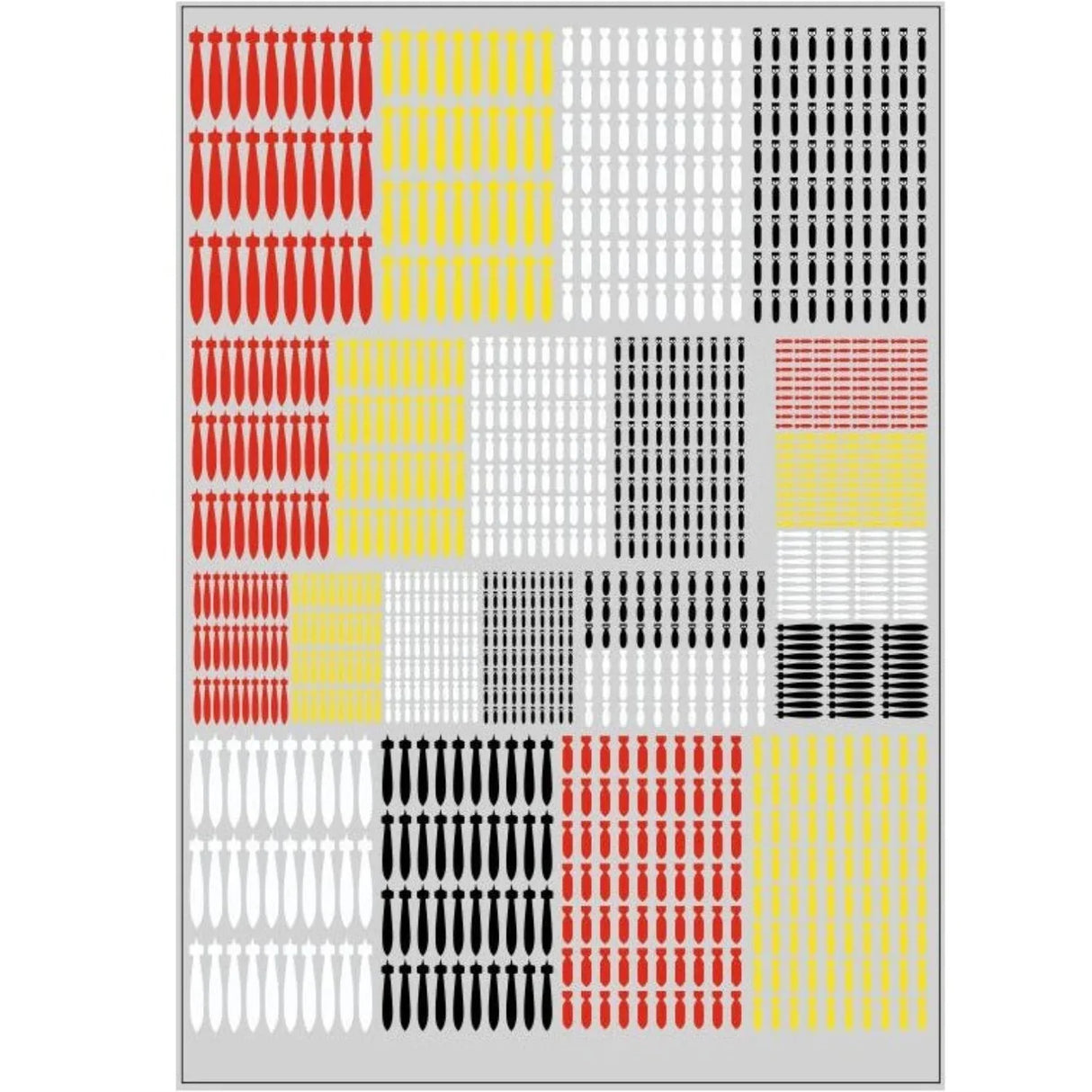 Aircraft Mission Markings Bombs - Model Realm