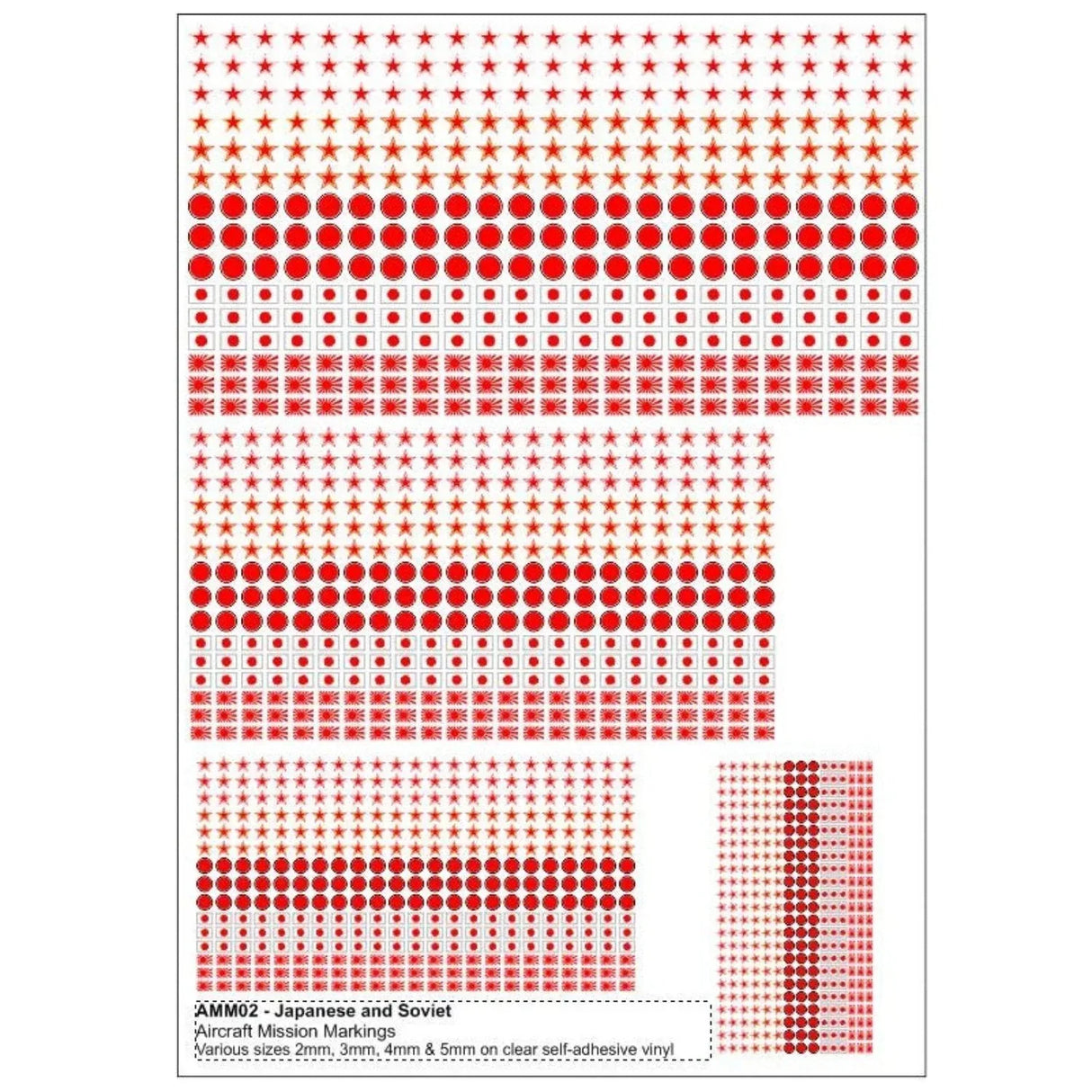 Aircraft Mission Markings Soviet & Japanese Roundels - Model Realm
