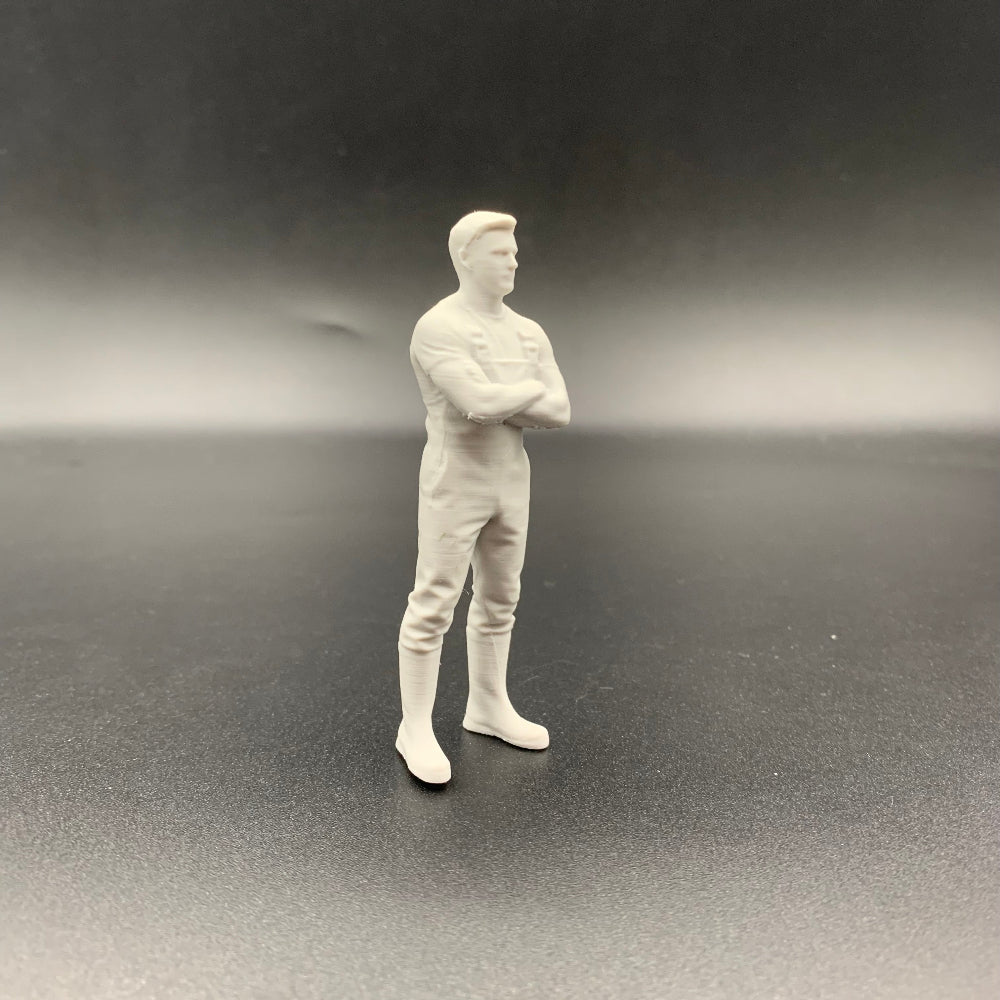 model boat crew figure