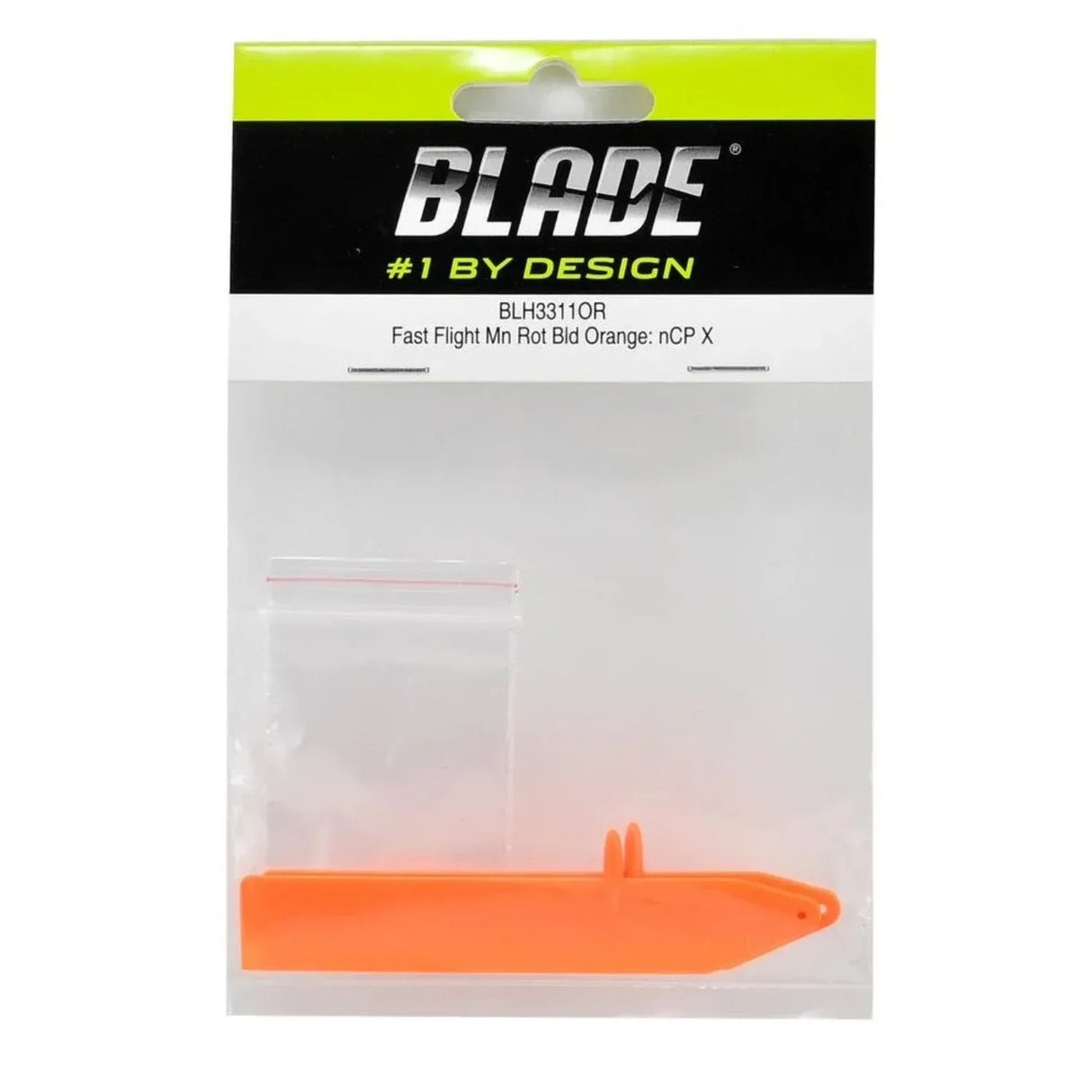 BLH3311OR Nano CP X Orange Fast Flight Main Rotor Blade Set - Model Realm