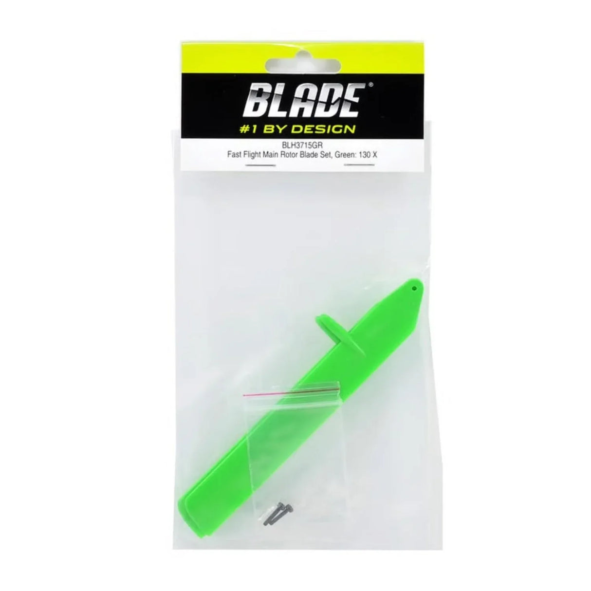 BLH3715GR Blade 130X Fast Flight Main Rotor Blade Set Green - Model Realm
