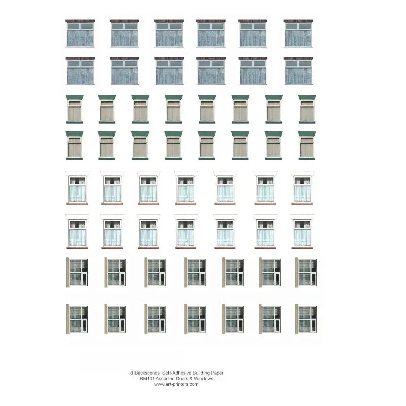 Scene Windows/Doors OO Gauge - Model Realm