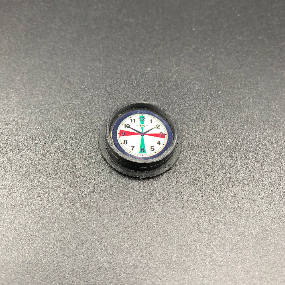 Black Radio Silence Clock Model Boat and Diorama Accessory