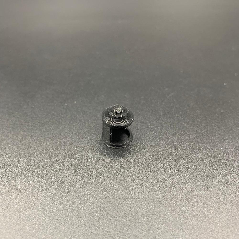 Black navigation lamp housing for RC boats and scale model detailing