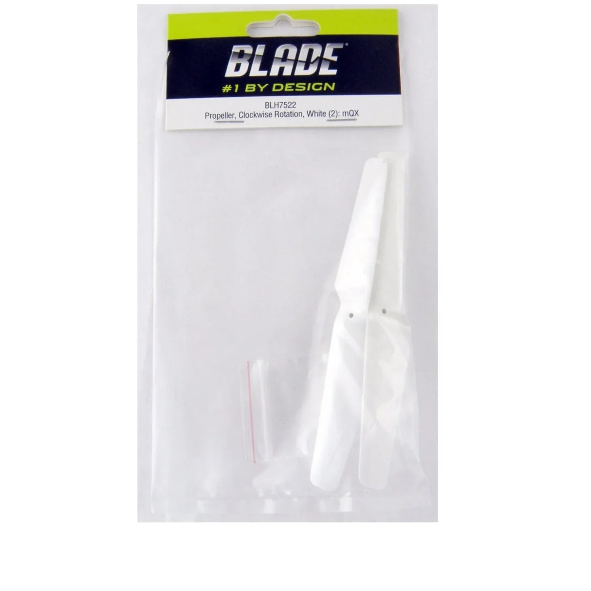 BLH7522 Blade mQX Quad Copter White Propeller Clockwise Rotation (2) - Model Realm