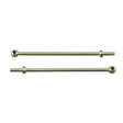 Caldercraft 1 Hole Brass Rail Stanchion Ball Type 30mm (Pack of 10) -  -  - Model Realm