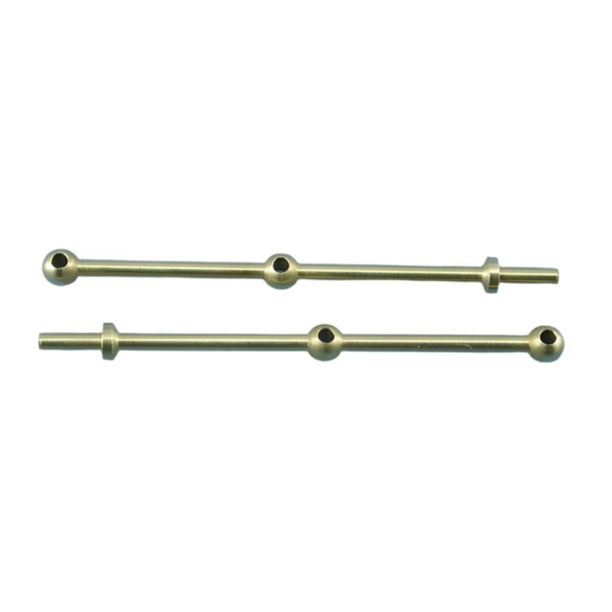 Caldercraft 2 Hole Brass Rail Stanchion Ball Type 10mm (Pack of 10) (66210) -  -  - Model Realm