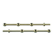 Caldercraft 3 Hole Brass Rail Stanchion Ball Type 10mm (Pack of 10) -  -  - Model Realm