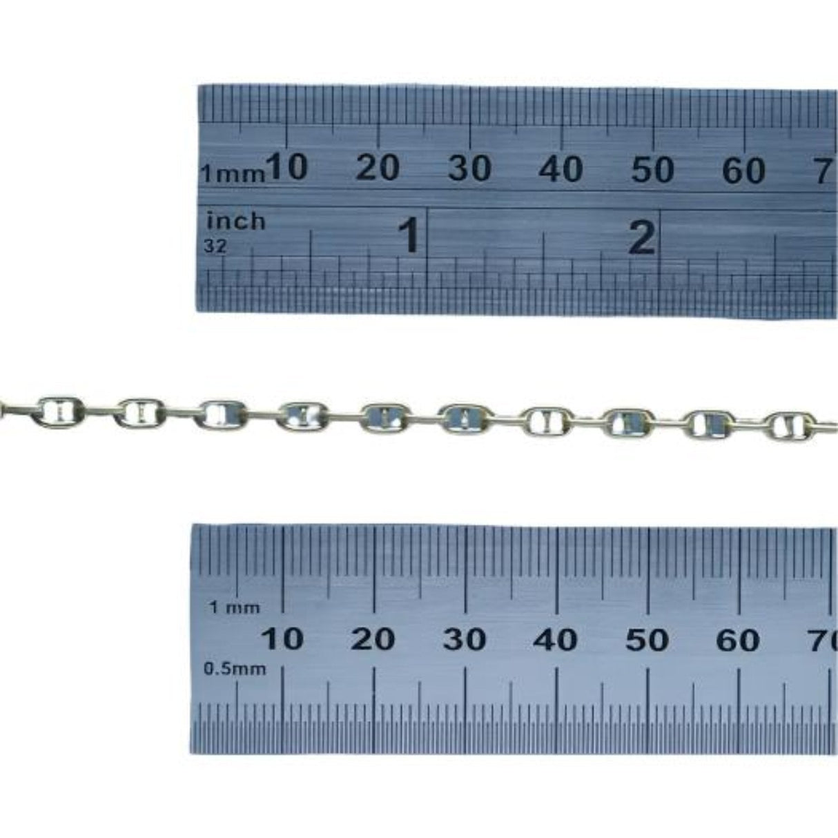 Caldercraft Brass Stud Link Anchor Chain 5.5 Links per Inch (1mtr) (C65405) - - - Model Realm