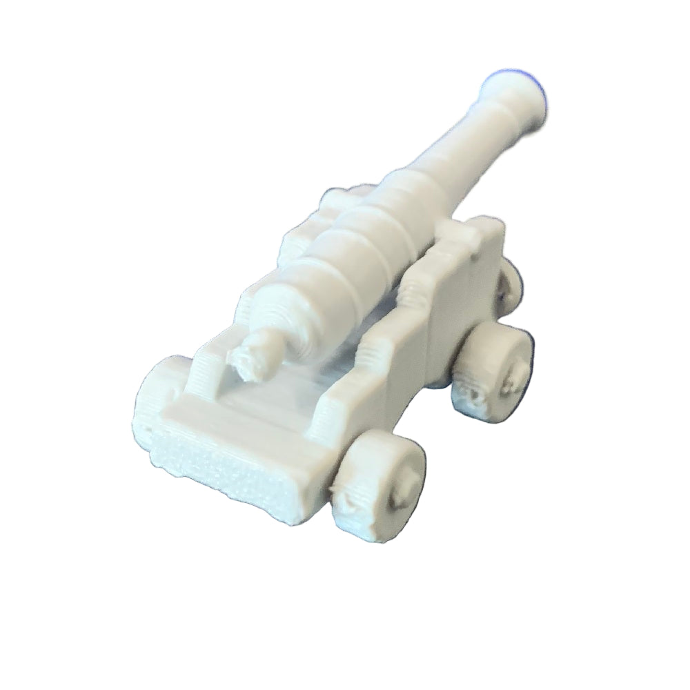 Cannon With Carriage scale model boat fittings wargaming