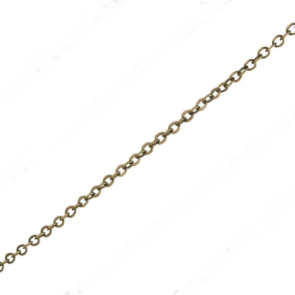 Flat oval links – approx. 2mm x 1.5mm Model boat fittings