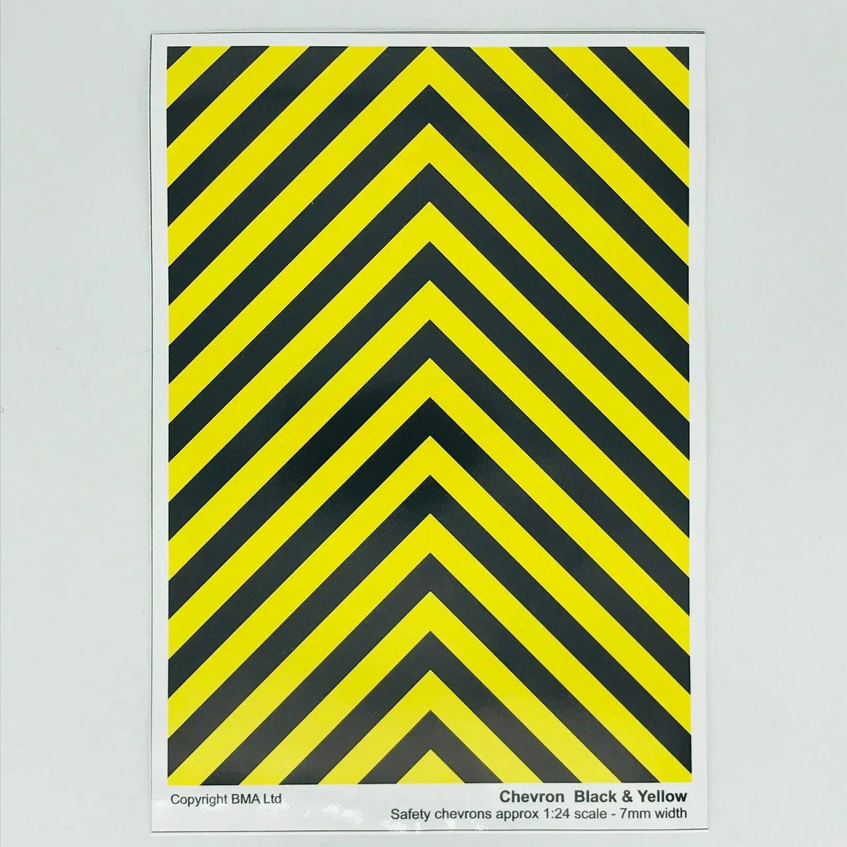 Chevrons Black & Yellow - Model Realm