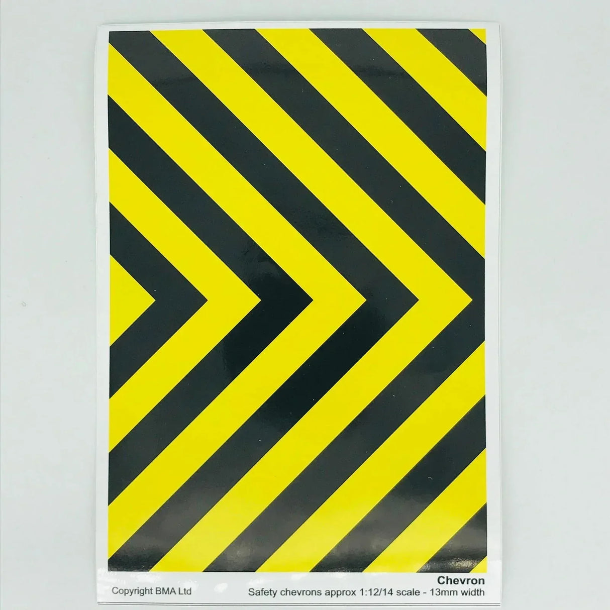Chevrons Black & Yellow - Model Realm