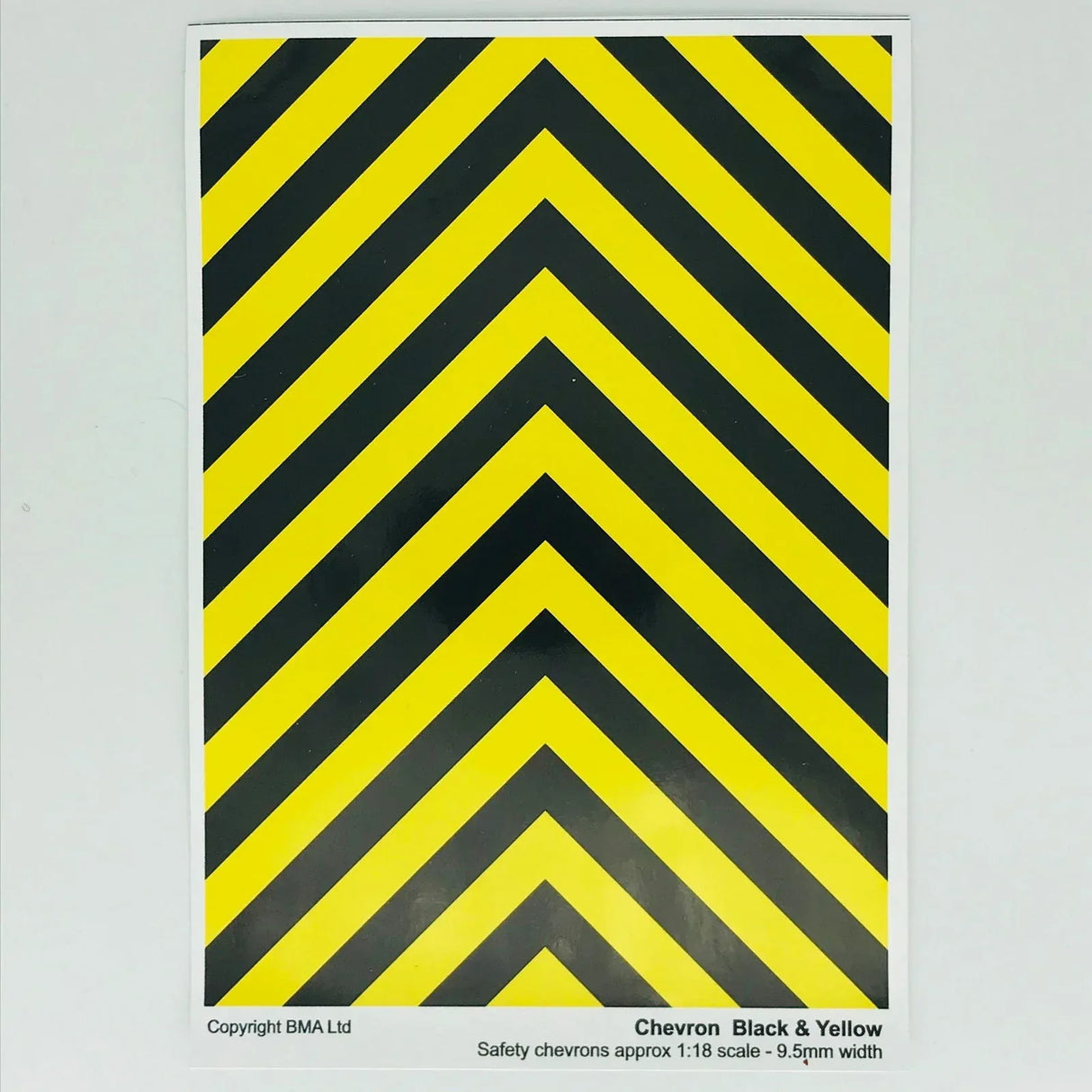 Chevrons Black & Yellow - Model Realm