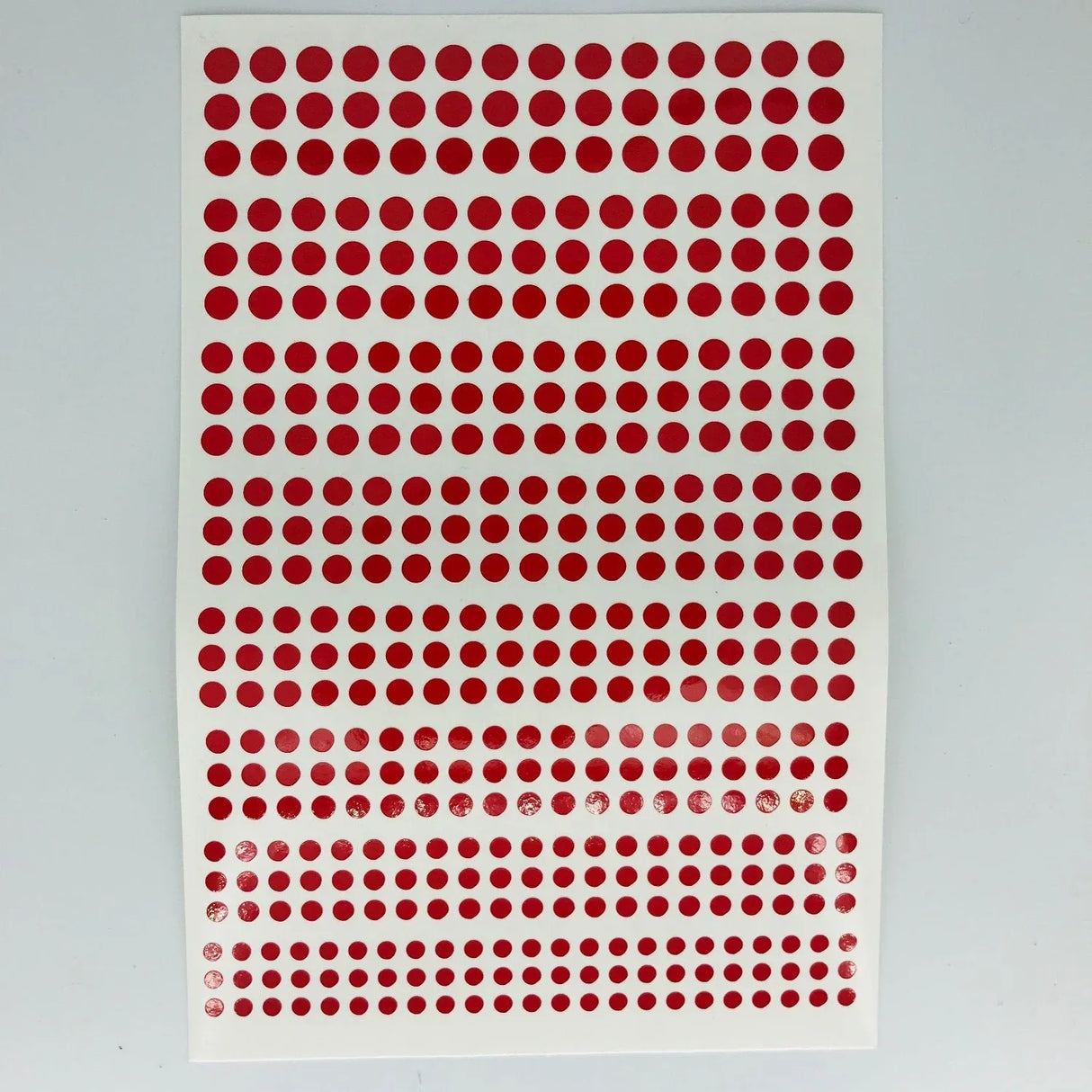 Circles - Vinyl Self adhesive Red - Model Realm