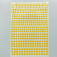 Circles - Vinyl Self adhesive Yellow -  -  - Model Realm