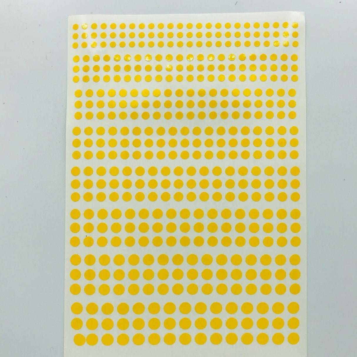Circles - Vinyl Self adhesive Yellow - Model Realm