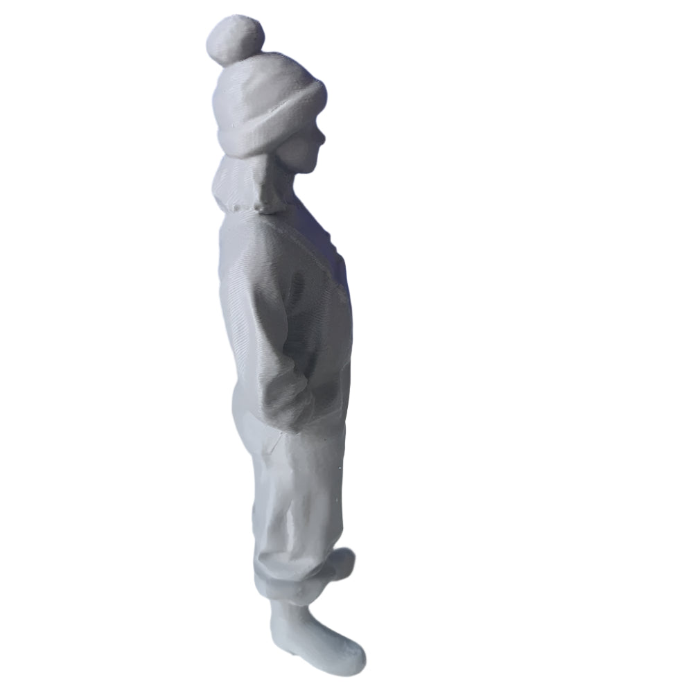 Deck hand female crew figure for scale models