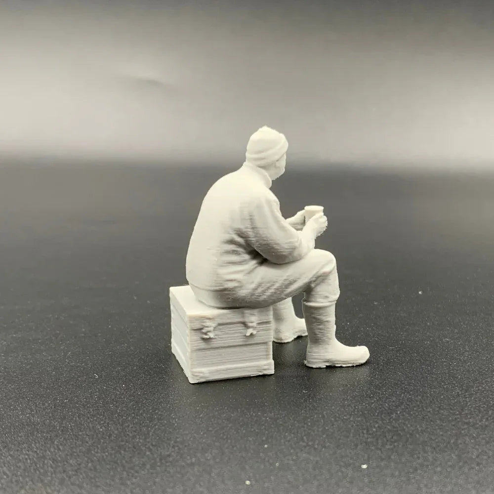 Crew Figure Coffee Break model boat fittings