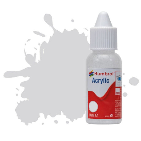 Humbrol No 147 Light Grey Matt 14ml Acrylic Dropper Bottle - Model Realm