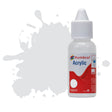 Humbrol No 196 Light Grey Satin 14ml Acrylic Dropper Bottle - Model Realm