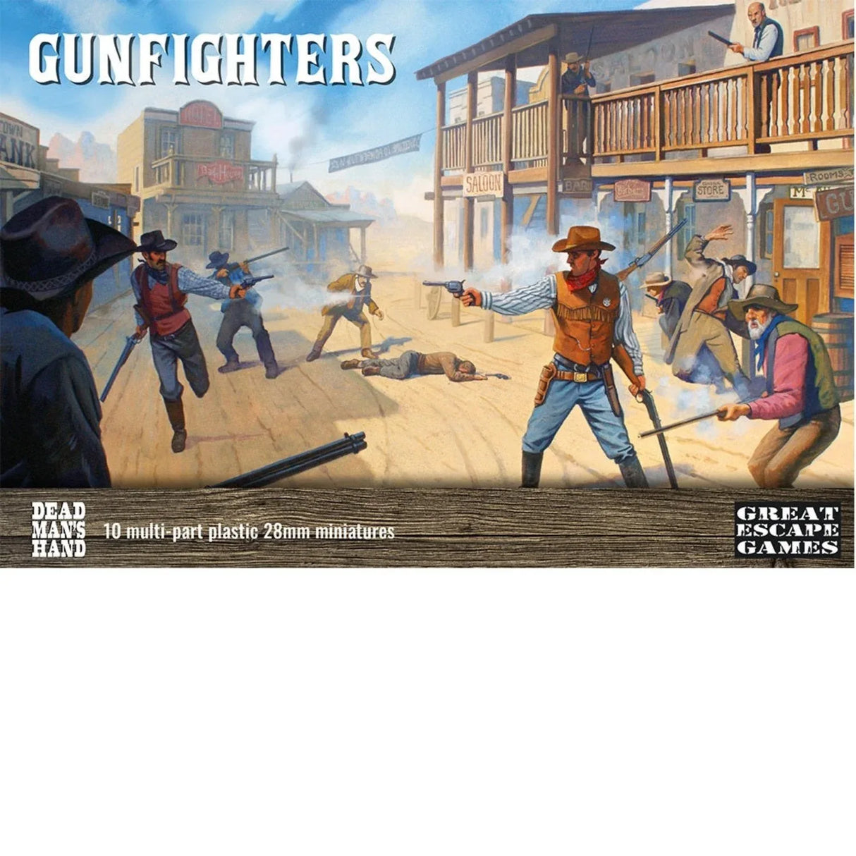 Dead Man's Hand Gunfighters Plastic Boxed Set - Model Realm