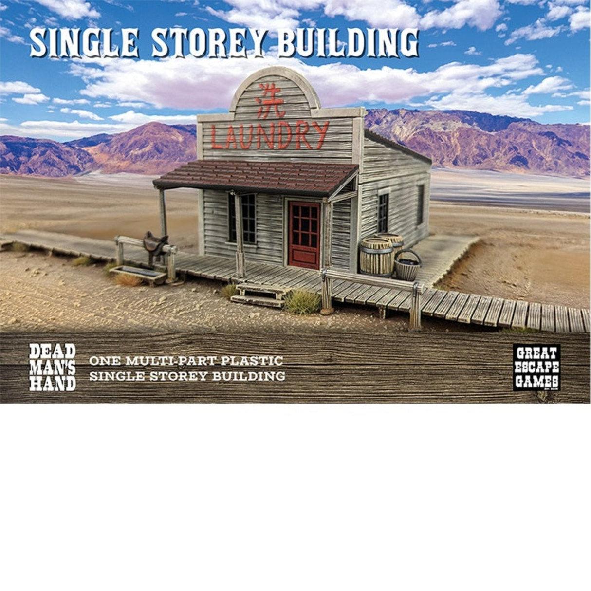 Dead Man's Hand Single Storey Plastic Building - - - Model Realm