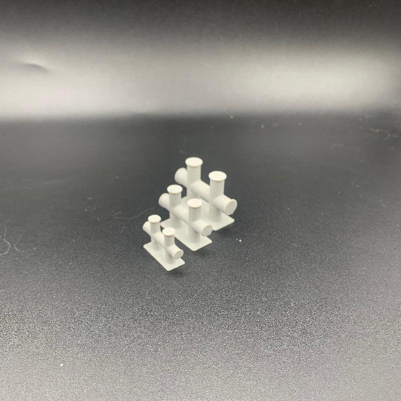 Double Cruciform Bollards model boat fittings