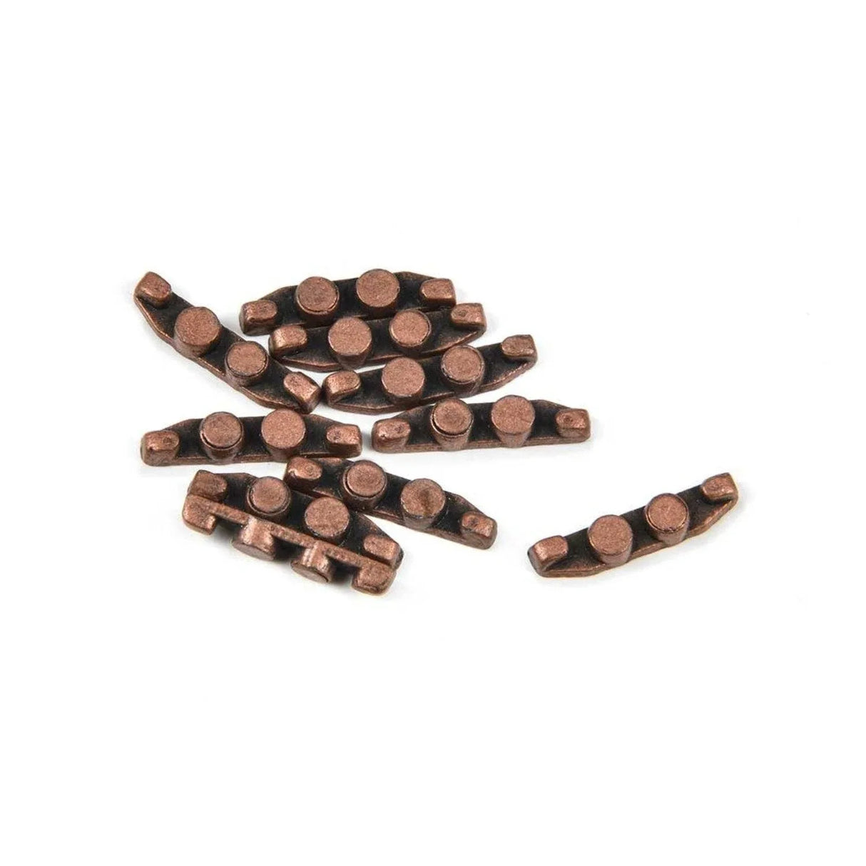 Double Roller Fairlead Bronzed 12mm - Model Realm