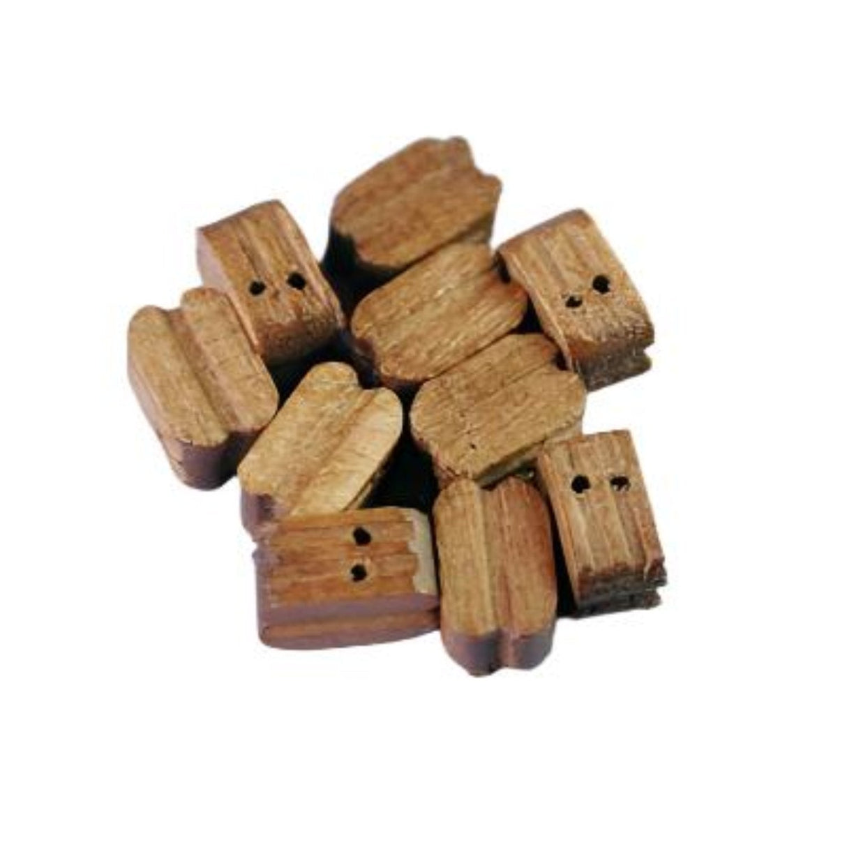 Double Walnut Block 7mm (10) - - - Model Realm