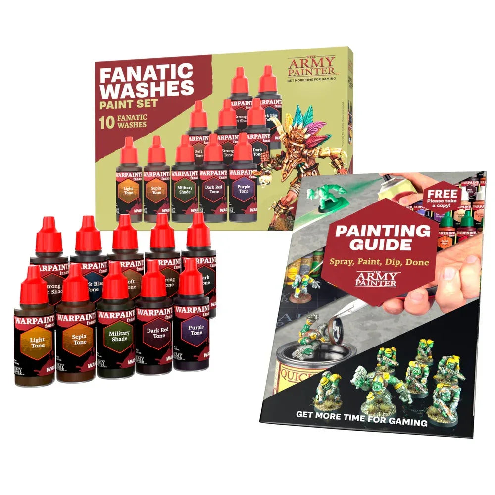 Warpaints Fanatic Washes Paint Set The Army Painter - Model Realm