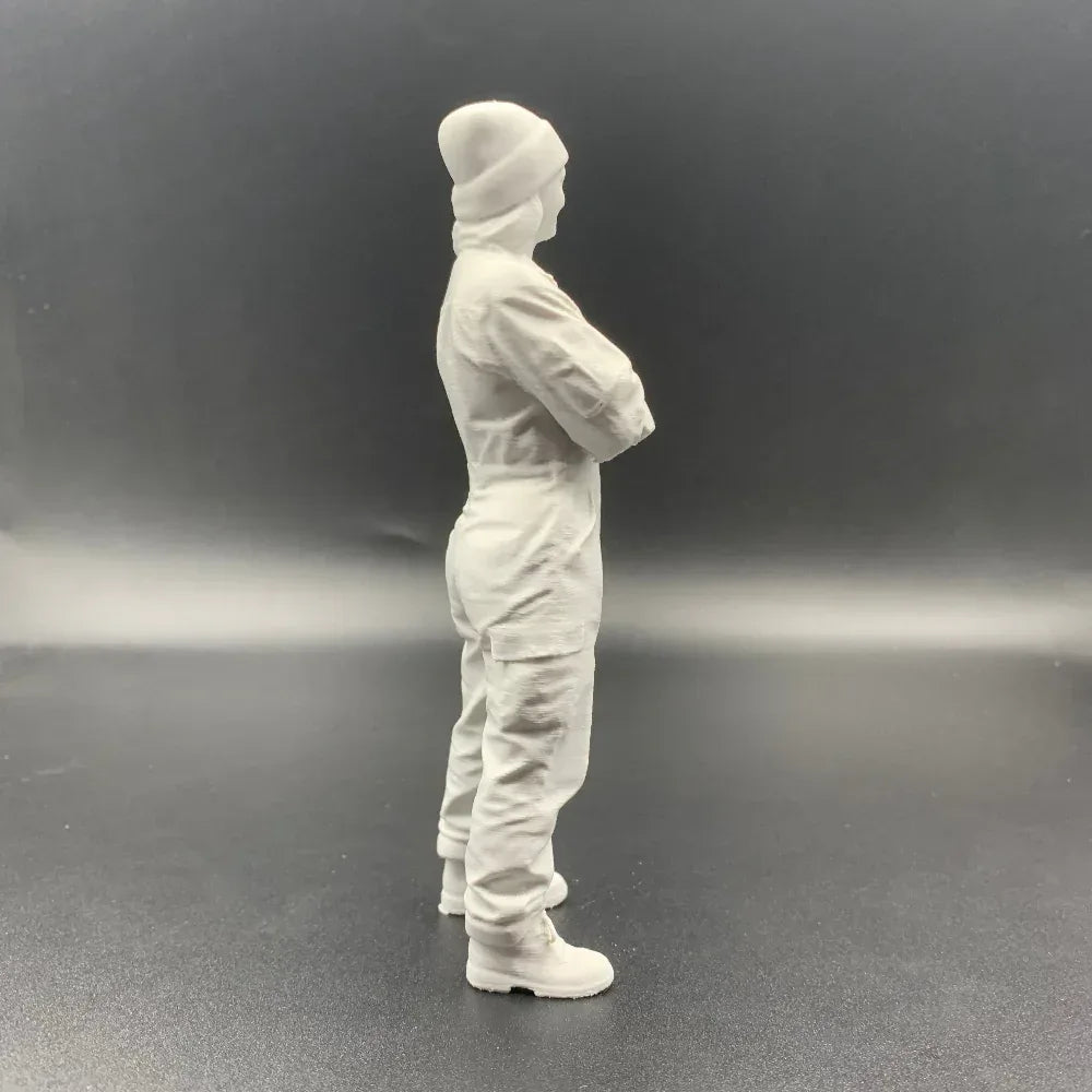 Female Mechanic Engineer Crew Figure by SparkFrame Studios