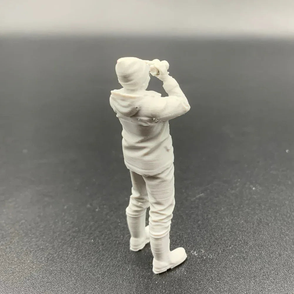 Female Crew Figure with Binoculars Model Boats