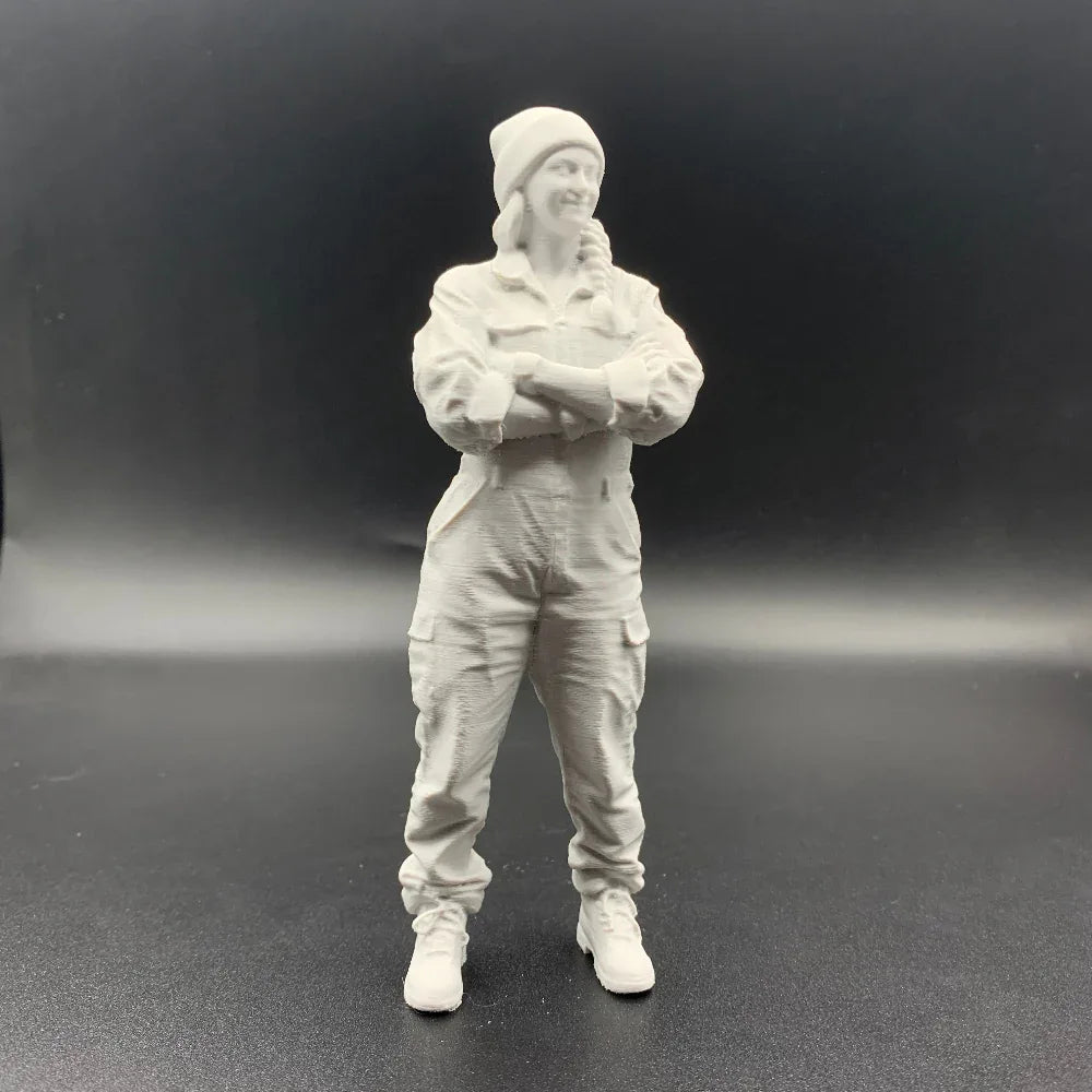Female Mechanic Engineer Crew Figure SparkFrame Studios