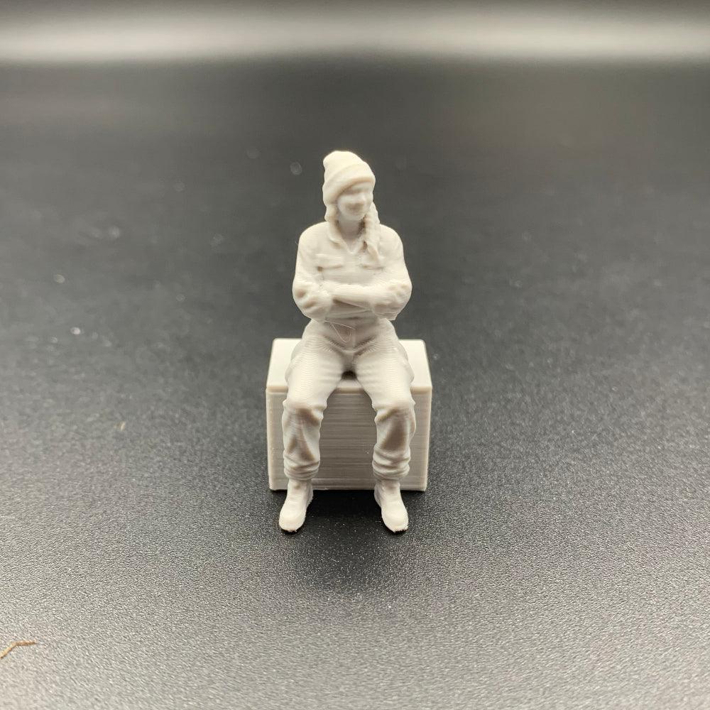Female Mechanic Engineer Crew Figure