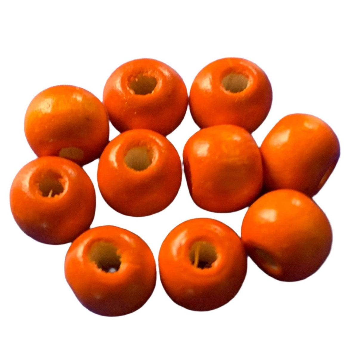 Fishing Boat Net Floats 8mm Orange - - - Model Realm