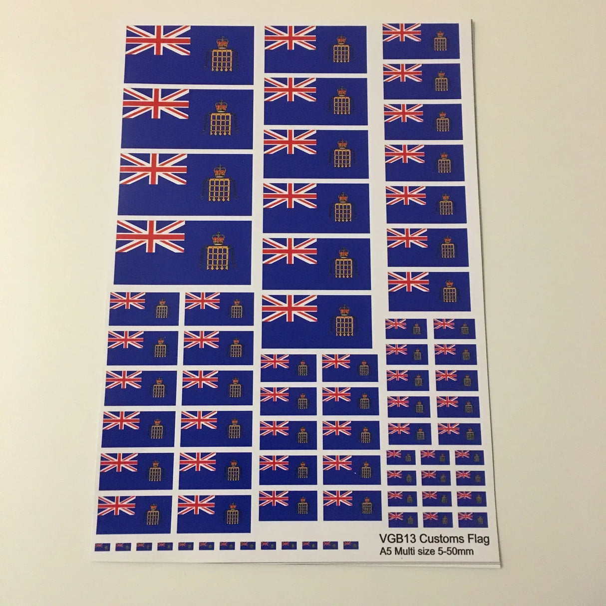 GB Customs Flag - Model Realm