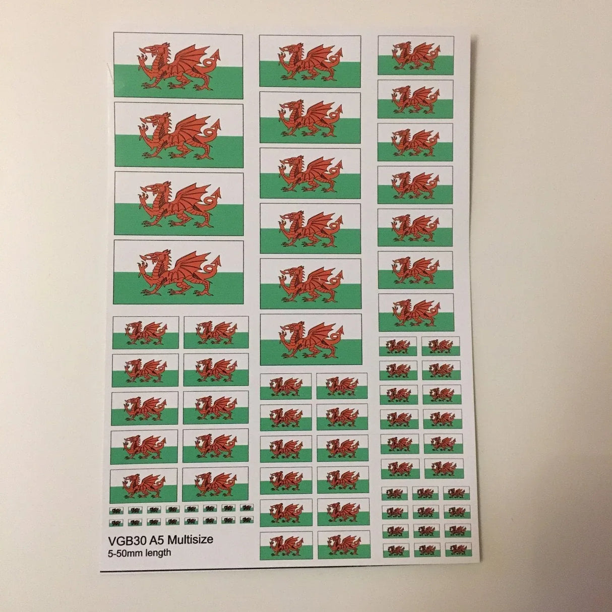 GB Wales National Flag - Model Realm