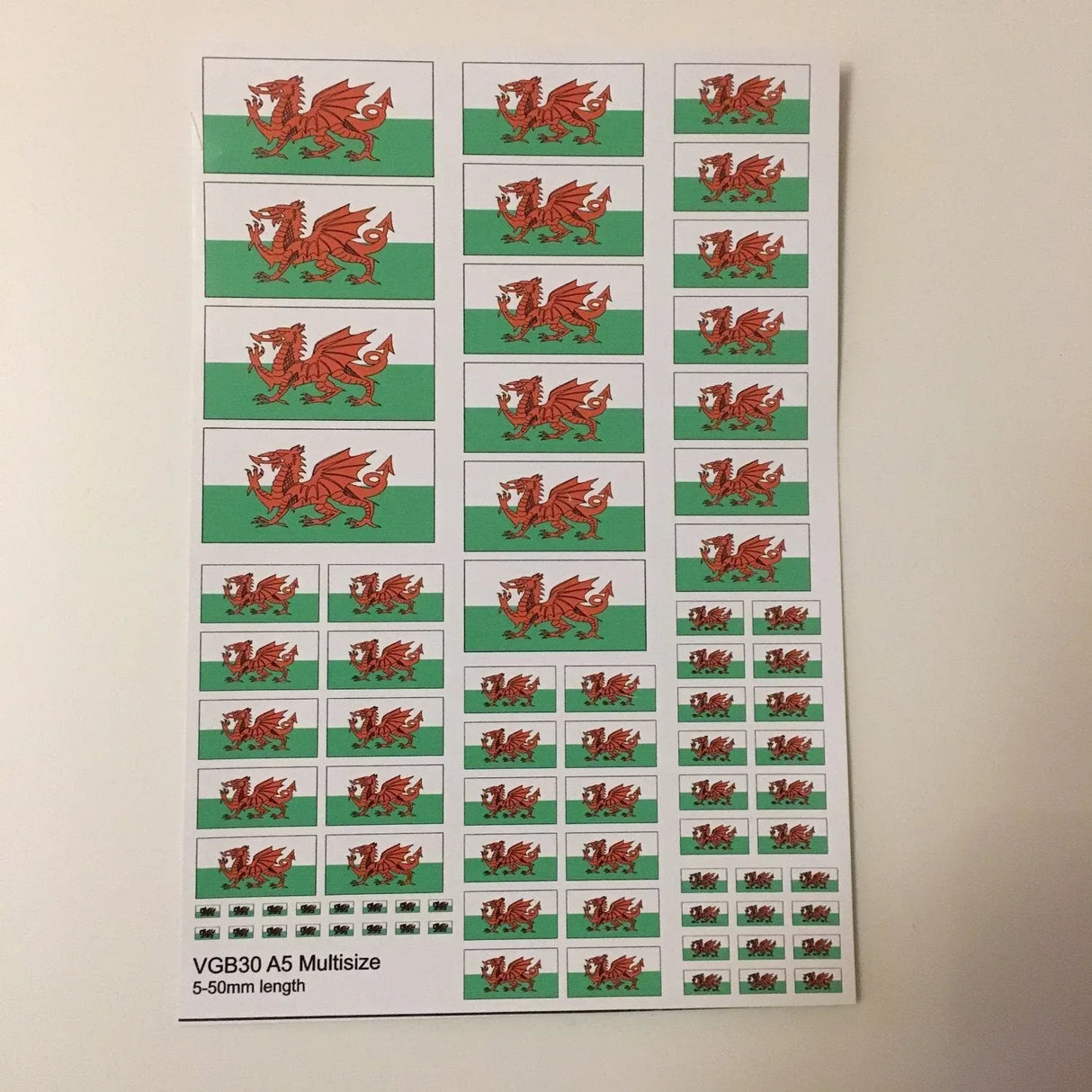 GB Wales National Flag - Model Realm