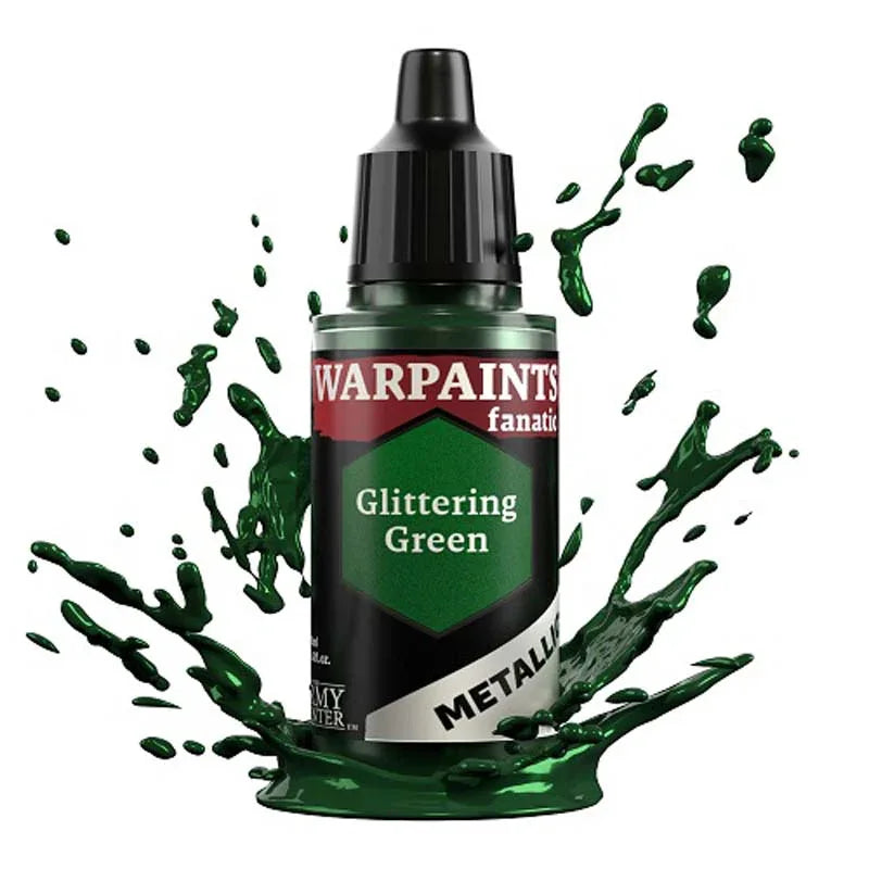 Warpaints Fanatic Metallic Glittering Green - Model Realm
