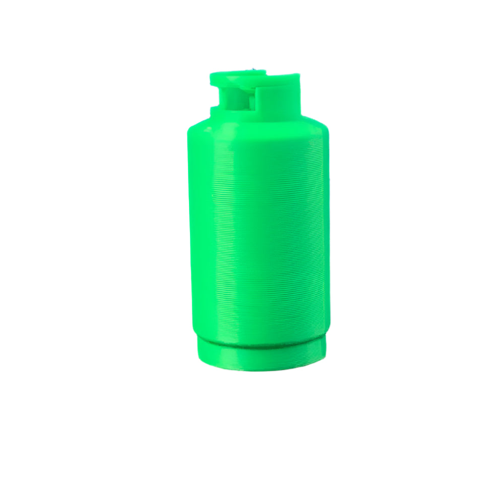 Green Gas Bottle model boat fittings
