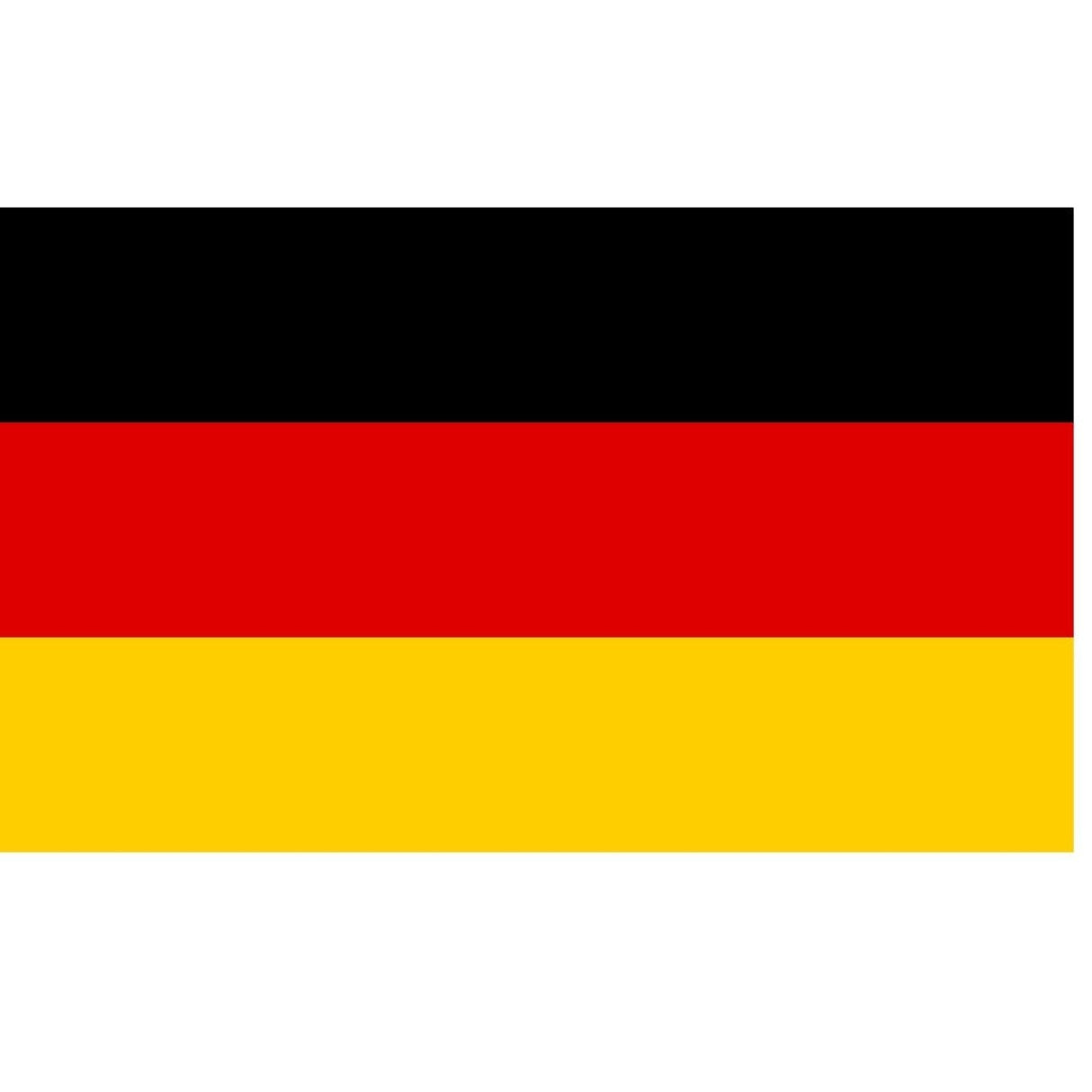 German National Flag 125mm - - - Model Realm