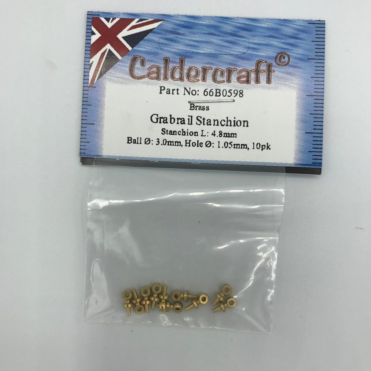 Grabrail Stanchion 4.8mm x 3mm - - - Model Realm