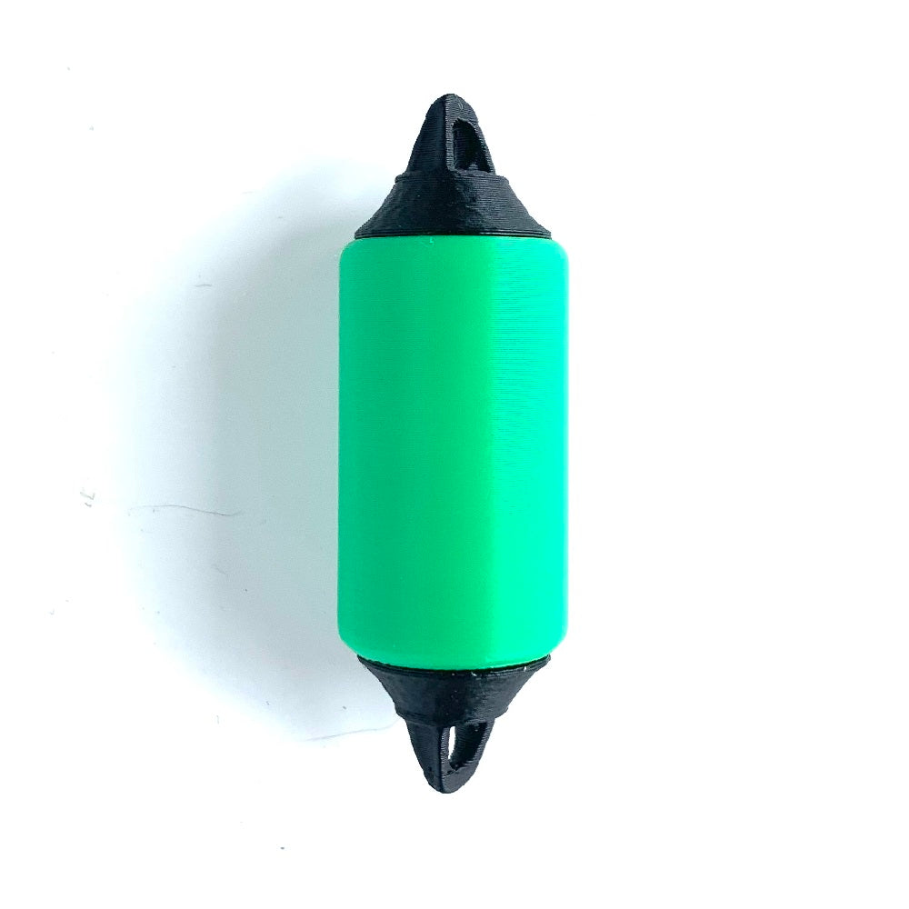 Green Cylindrical Fender model boat fittings