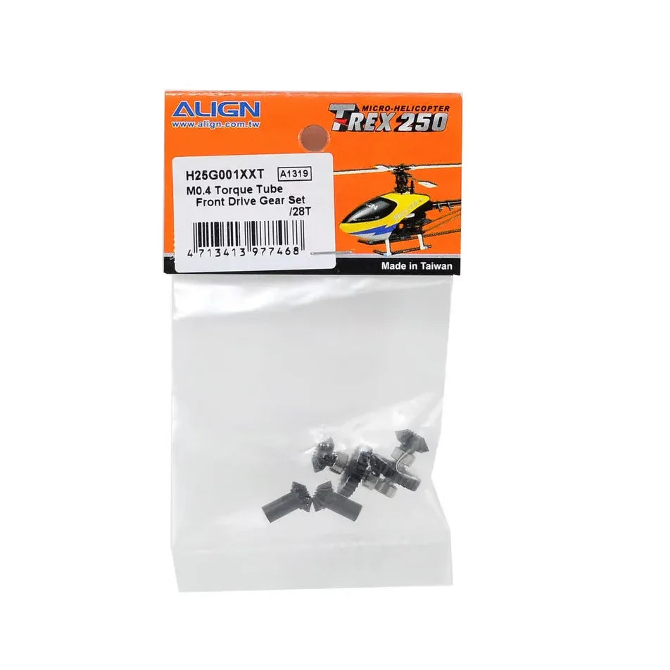 H25G001XXT M0.4 Torque Tube Front Gear Set 28T - Model Realm