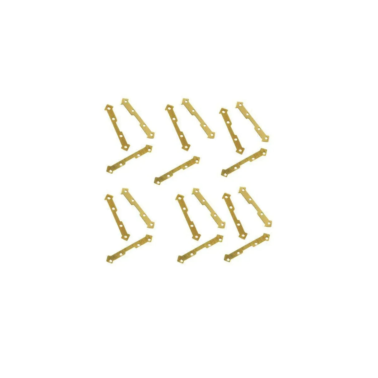 Flat Hinge Brass - Model Realm